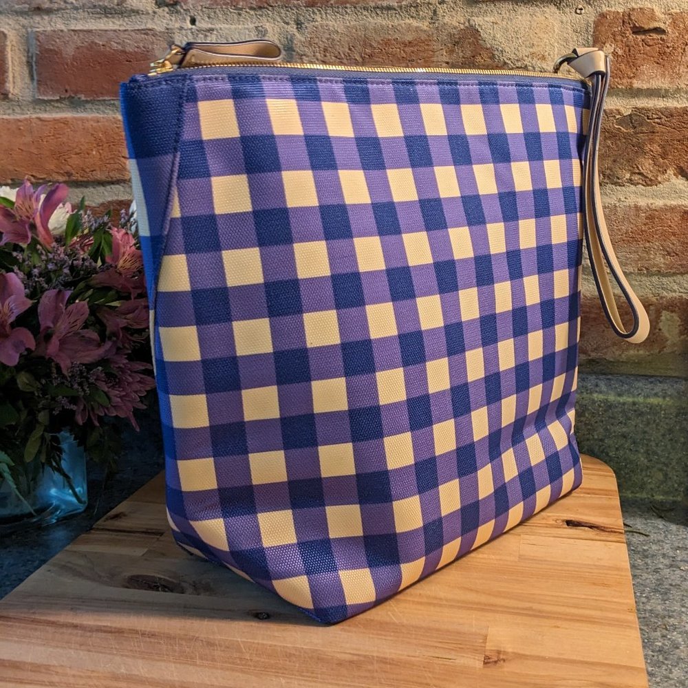 Diane von Furstenberg DVF - Gingham Check Wristlet Clutch